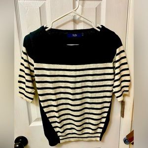 Allen Solly Black and White Sweater, XS
